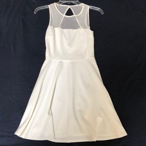 AQUA size S white dress!